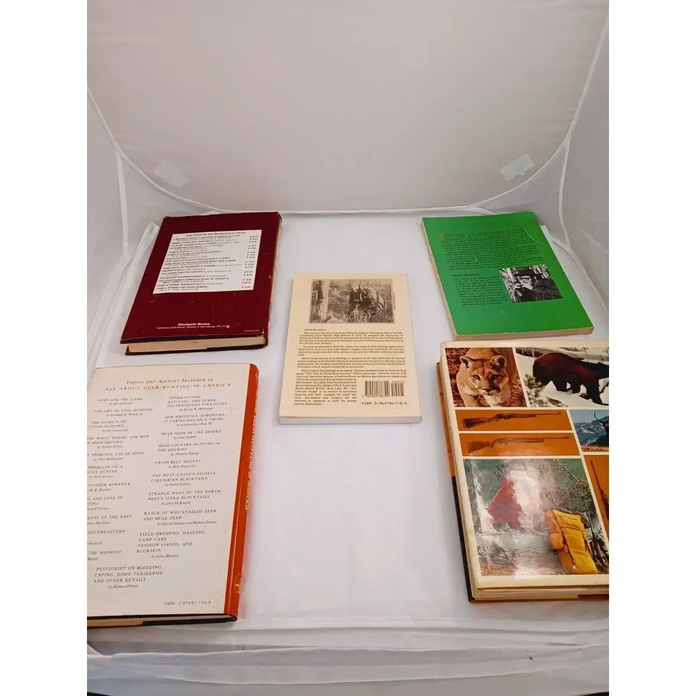 Deer Hunting Lot of 5 - Fish and‎ Hunt the Backcountry 1978 First Edition & More